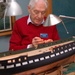 Model shipbuilder at Naval Museum