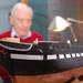 Model shipbuilder at Naval Museum