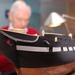 Model shipbuilder at Naval Museum