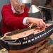 Model shipbuilder at Naval Museum