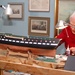 Model shipbuilder at Naval Museum