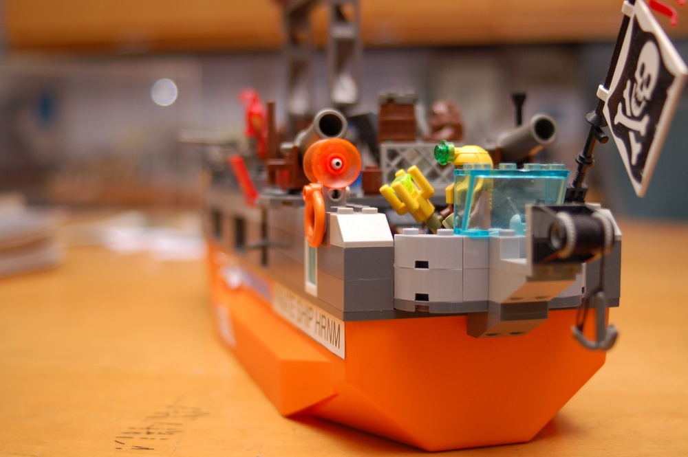 LEGO pirate ship model