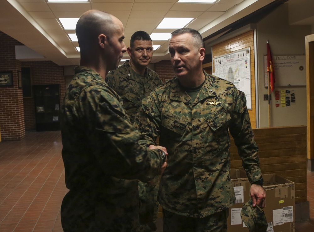 Brig. Gen. William H. Swan Tours Marine Corps Recruit Depot Parris Island 01/03/2019