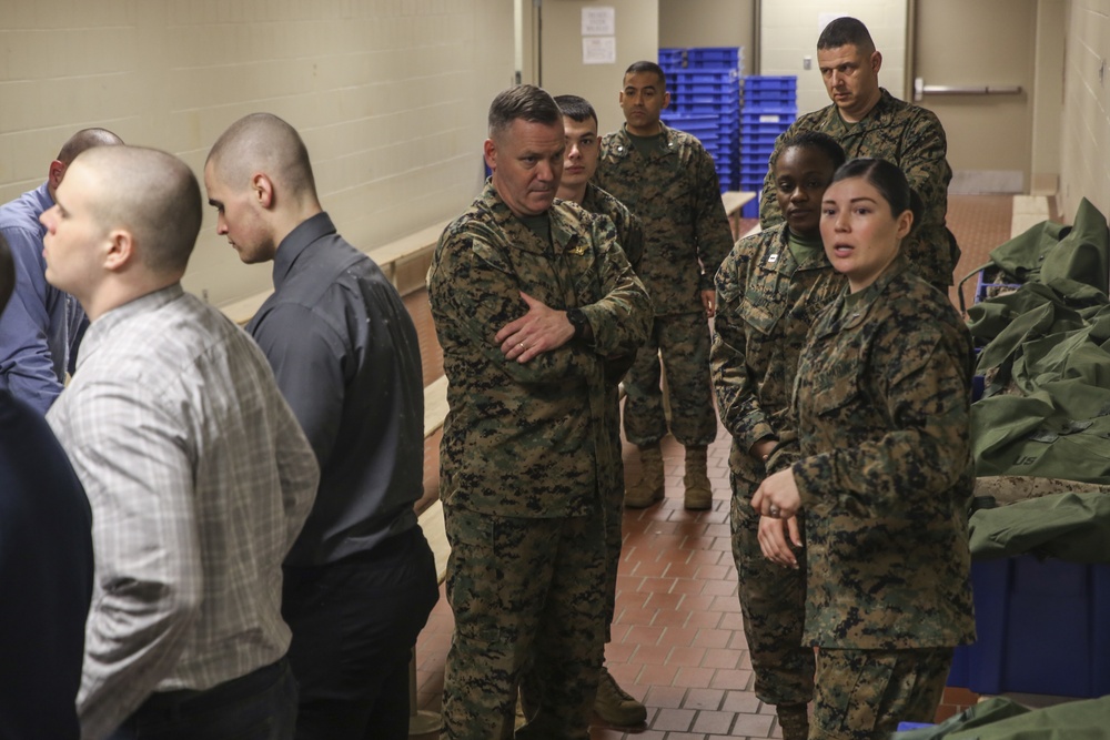 Brig. Gen. William H. Swan Tours Marine Corps Recruit Depot Parris Island 01/03/2019