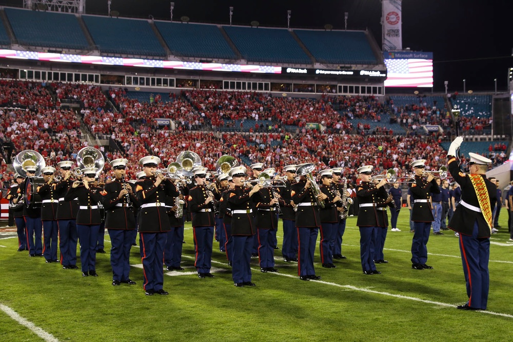 Marines partner with Taxslayer Gator Bowl