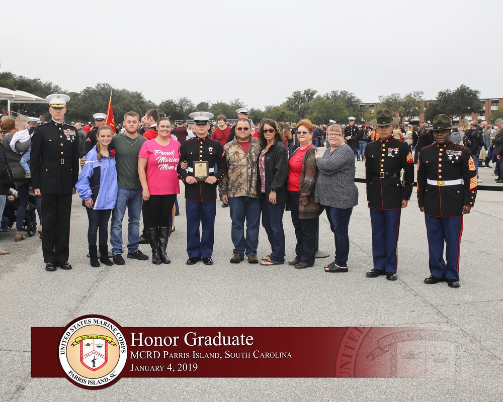 HILLIARD, FLORIDA NATIVE GRADUATES MARINE RECRUIT TRAINING WITH HONORS