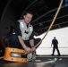The aircraft carrier USS John C. Stennis (CVN 74) conducts replenishment-at-sea