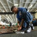 The aircraft carrier USS John C. Stennis (CVN 74) conducts replenishment-at-sea