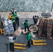 The aircraft carrier USS John C. Stennis (CVN 74) conducts vertical replenishment