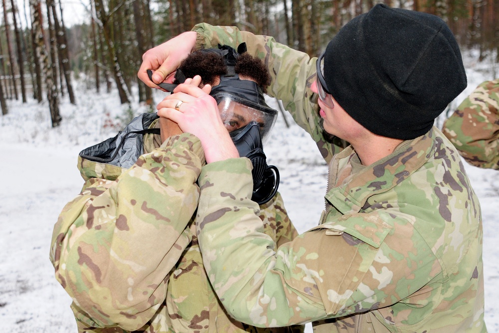 U.S. Cavalry Soldiers Complete Chemical Defense Training in Germany