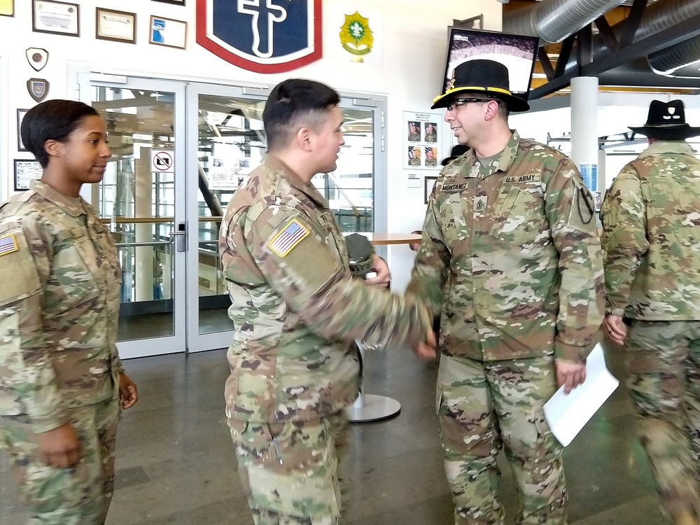 Montanez promoted to 1SG