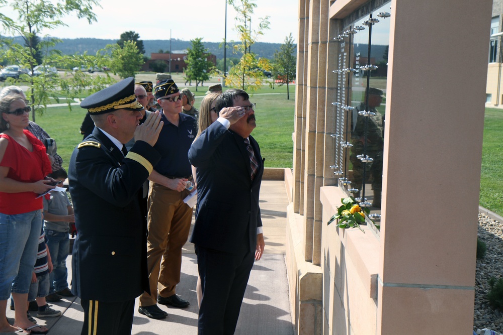 Fallen heroes honored with SD National Guard memorial