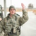 102nd Security Forces Squadron defender checks personnel identification on Joint Base Cape Cod