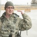 102nd Security Forces Squadron defender checks personnel identification on Joint Base Cape Cod