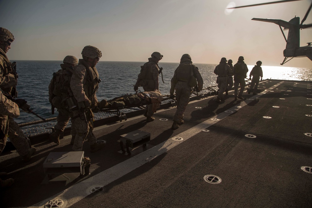 USS Essex 13th MEU TRAP Exercise