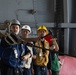 U.S. Sailor trips the pelican wire aboard the aircraft carrier USS John C. Stennis (CVN 74)