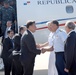 Presient of Panama is welcomed to NAS Key West