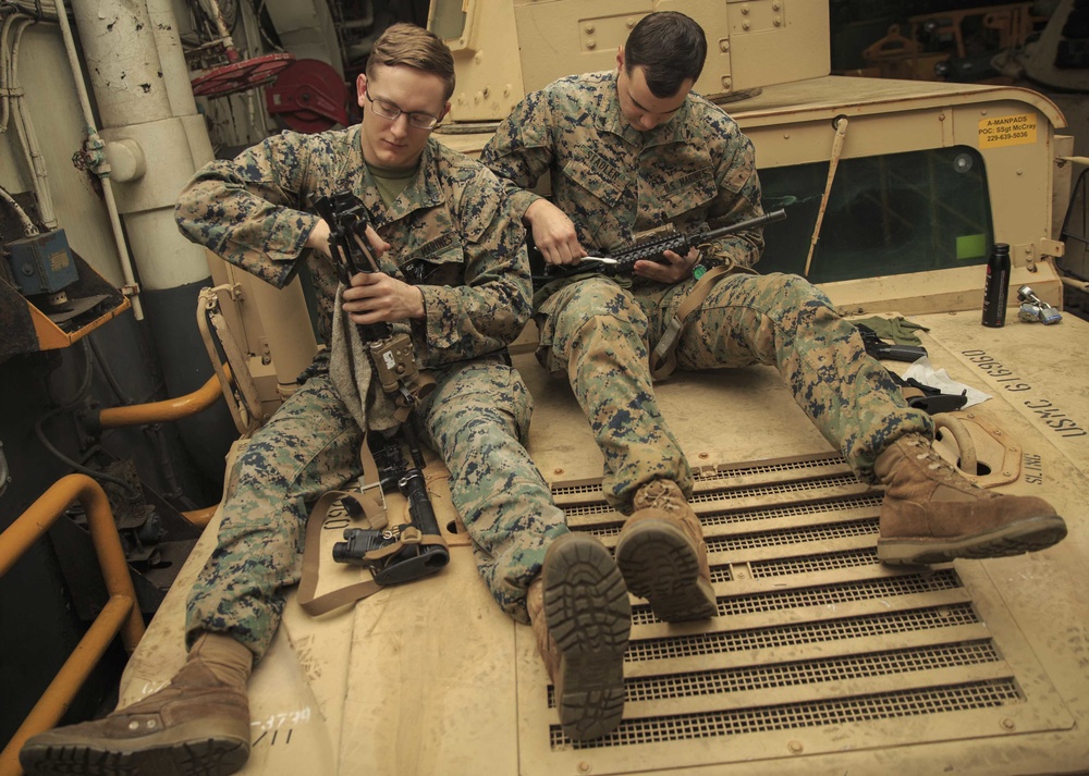 Well Deck Weapons Cleaning