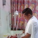 Airman fixes medical equipment at local hospital during Guatemalan MEDRETE