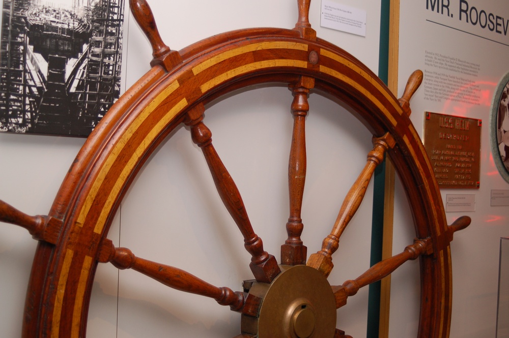 USS West Virginia (BB 48) wheel