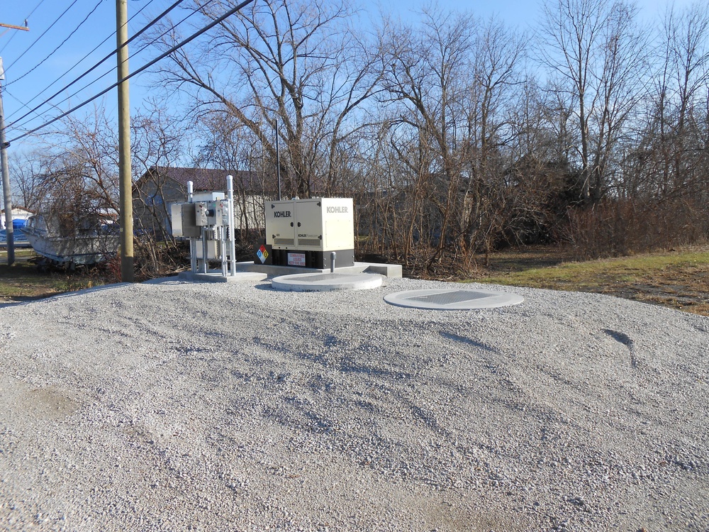 Erie Township Sanitary Sewer Project, Phase I completed