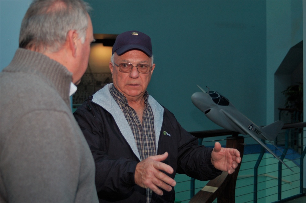 Retired craftsman visits Naval Museum