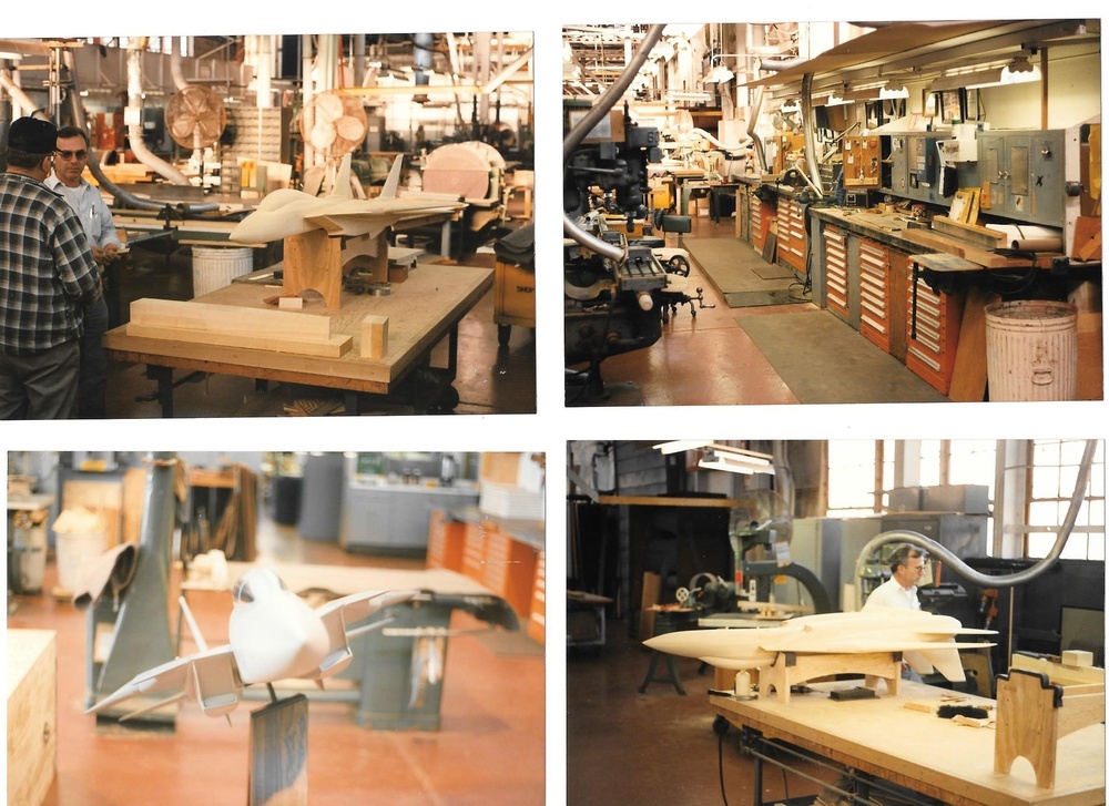 Wooden aircraft models