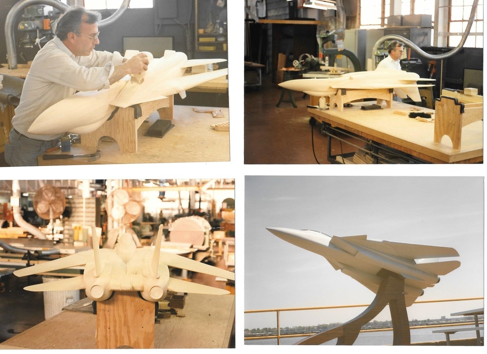 Wooden aircraft models