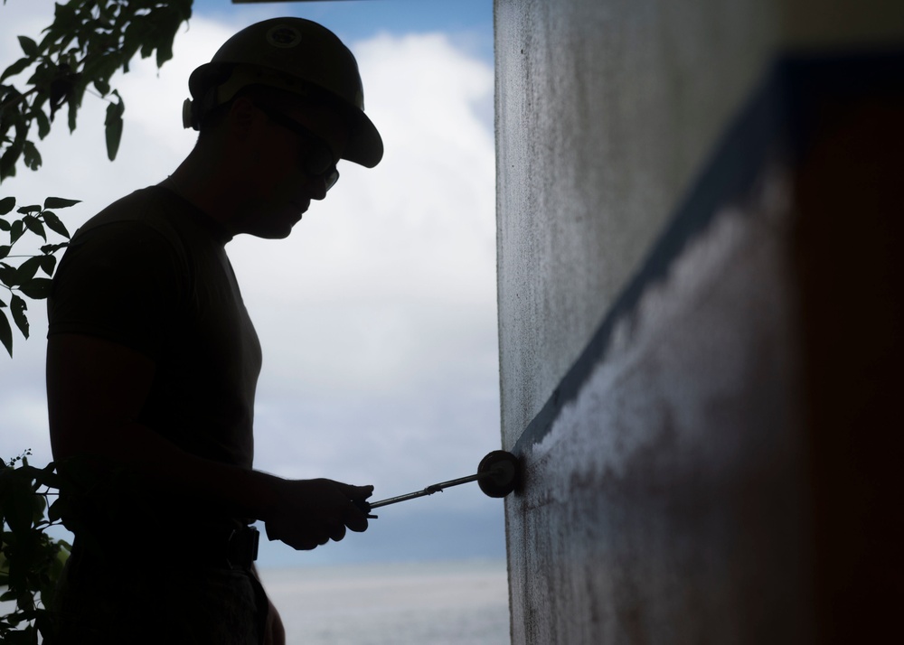 NMCB 1 renovates schools in Pohnpei