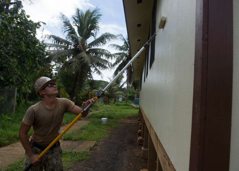 NMCB 1 renovates schools in Pohnpei