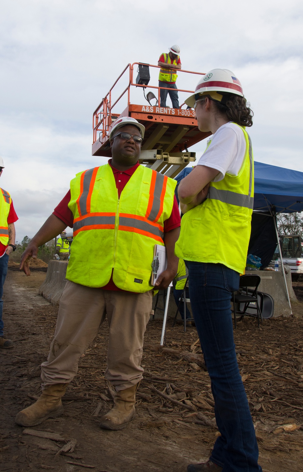 Corps environmental compliance specialists ensure debris sites are managed with the environment in mind