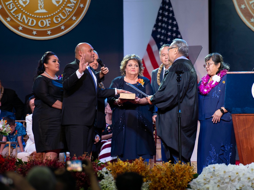 Joint Region Marianas Commander Attends Gubernatorial, Legislative Inaugurations In Guam