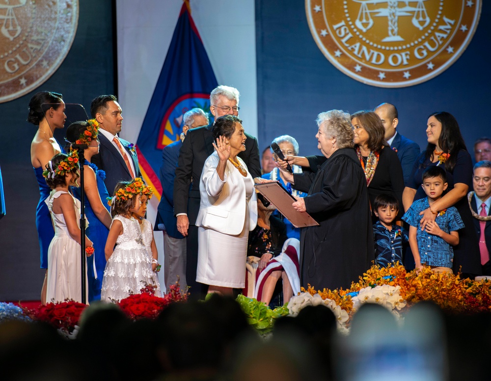 Joint Region Marianas Commander Attends Gubernatorial, Legislative Inaugurations In Guam