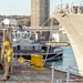 Sailors with U.S. Fleet Activities Yokosuka (CFAY) Port Operations prepare for the first harbor evolution of the new year on the Valiant class tugboats Seminole (YT 805) and Puyallup (YT 806), Jan. 7.