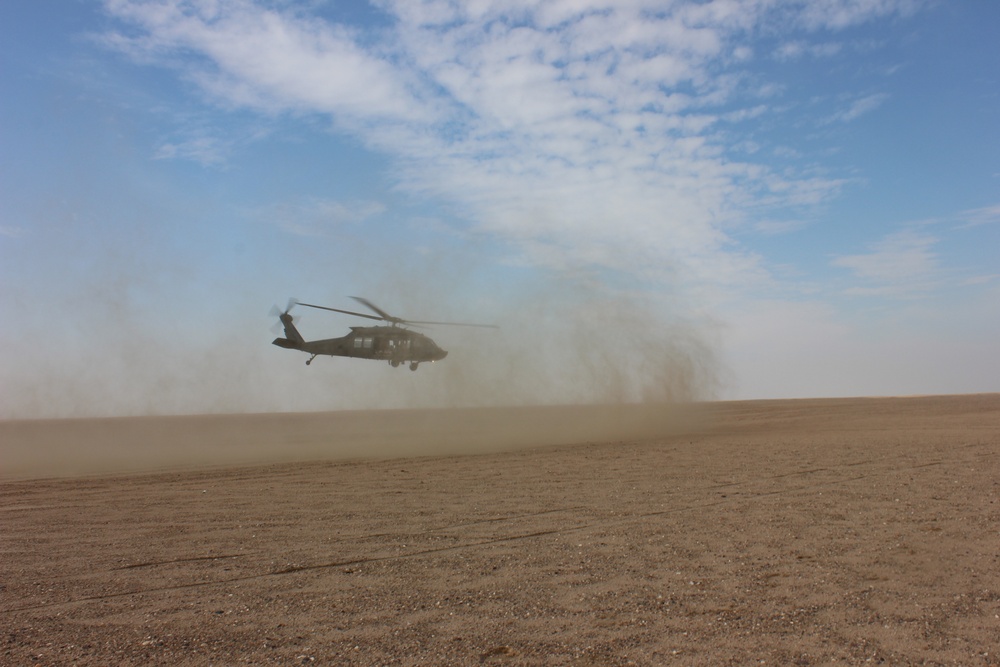 Army Aviation support Marine HALO drops