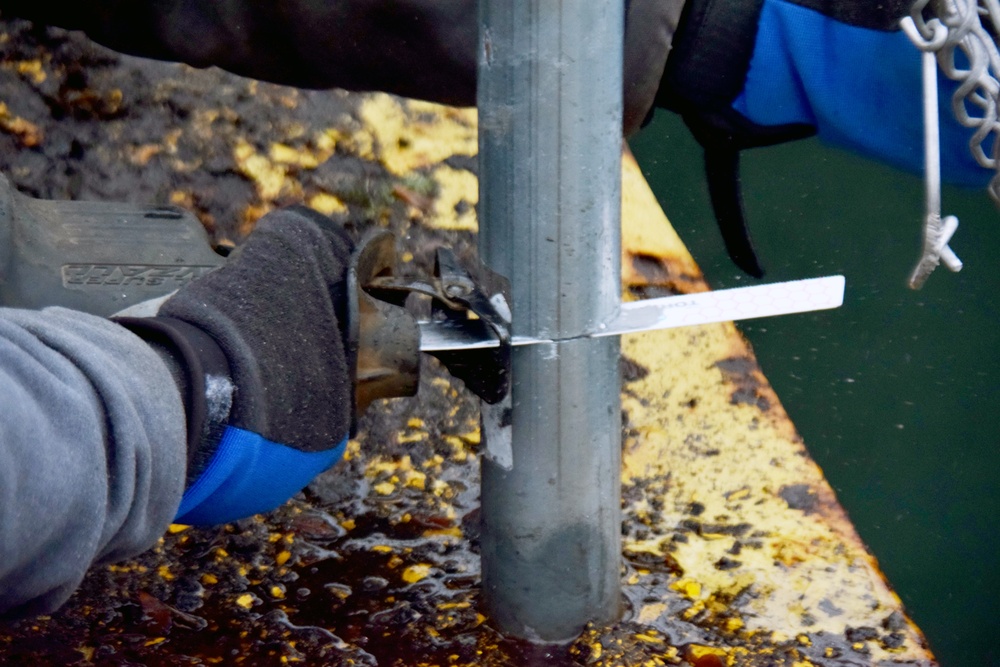 Cutting the parking lot gates