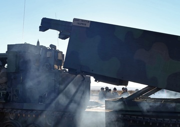 Echoes from the desert: 1-147th Field Artillery Battalion conducts live-fire rocket exercises