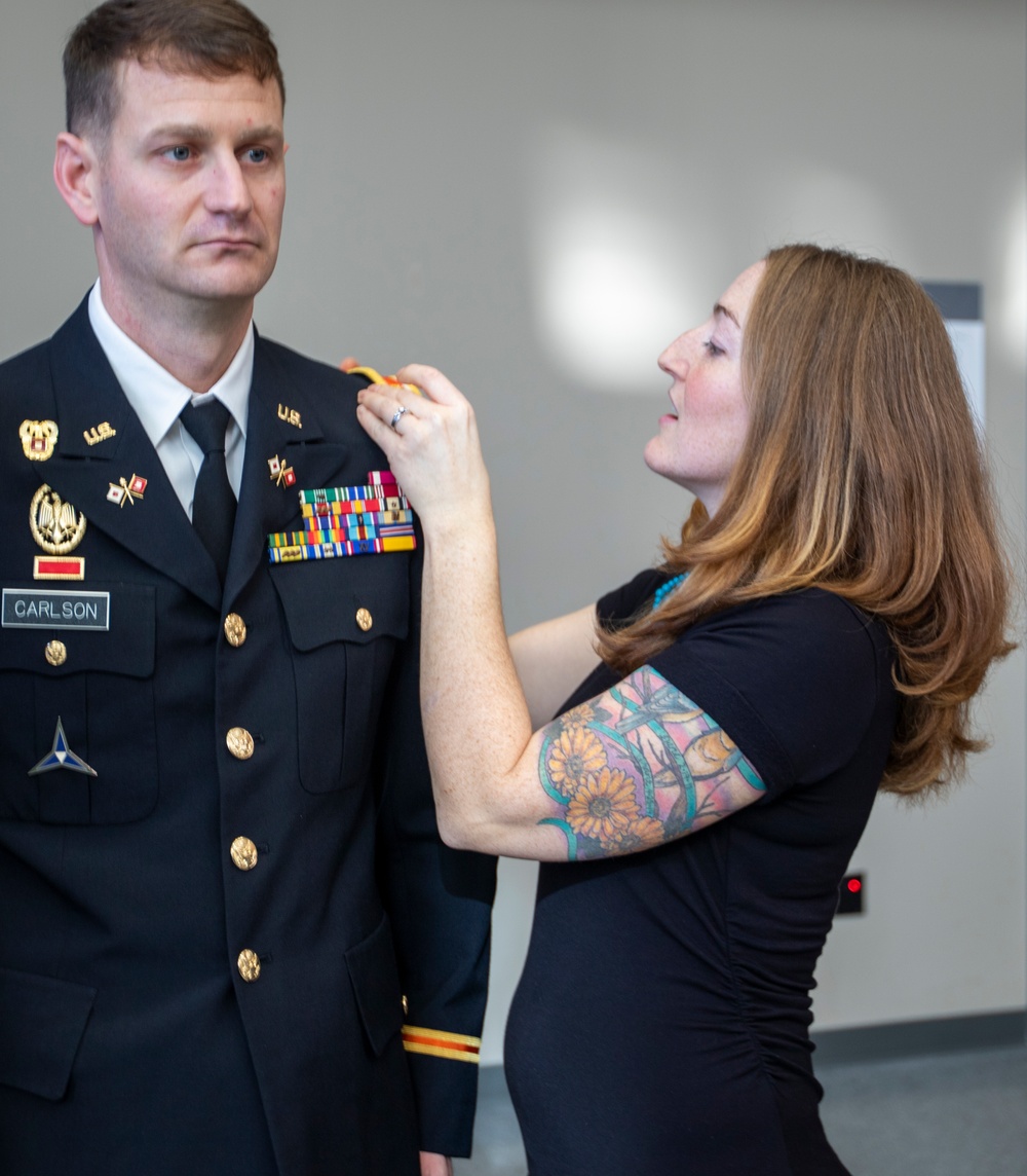 Promotion, Maj. Ryan Carlson