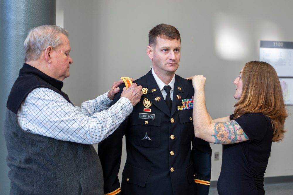 Promotion, Maj. Ryan Carlson