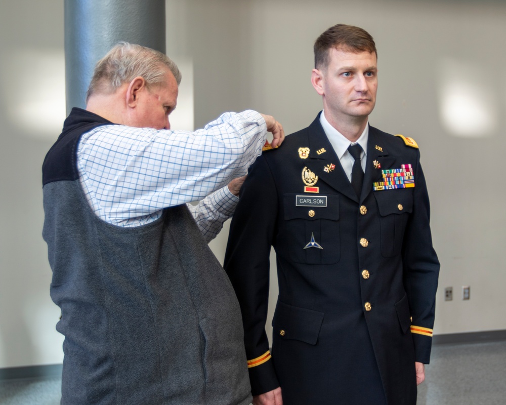 Promotion, Maj. Ryan Carlson