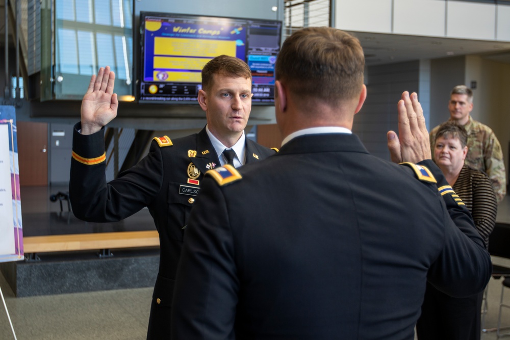 Promotion, Maj. Ryan Carlson