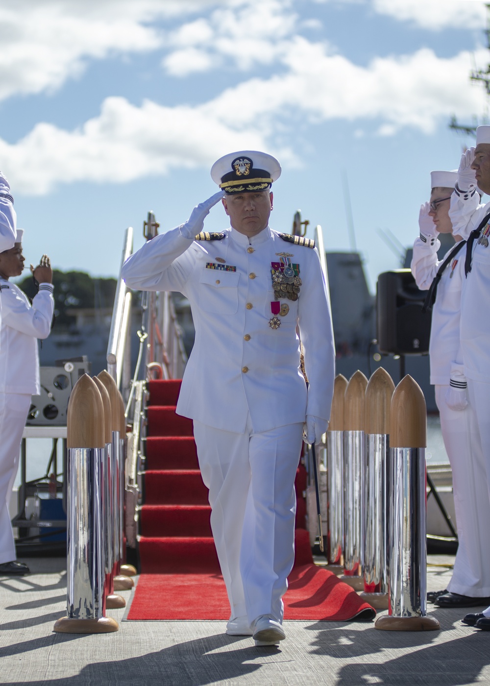 Submarine Squadron One Holds Change of Command