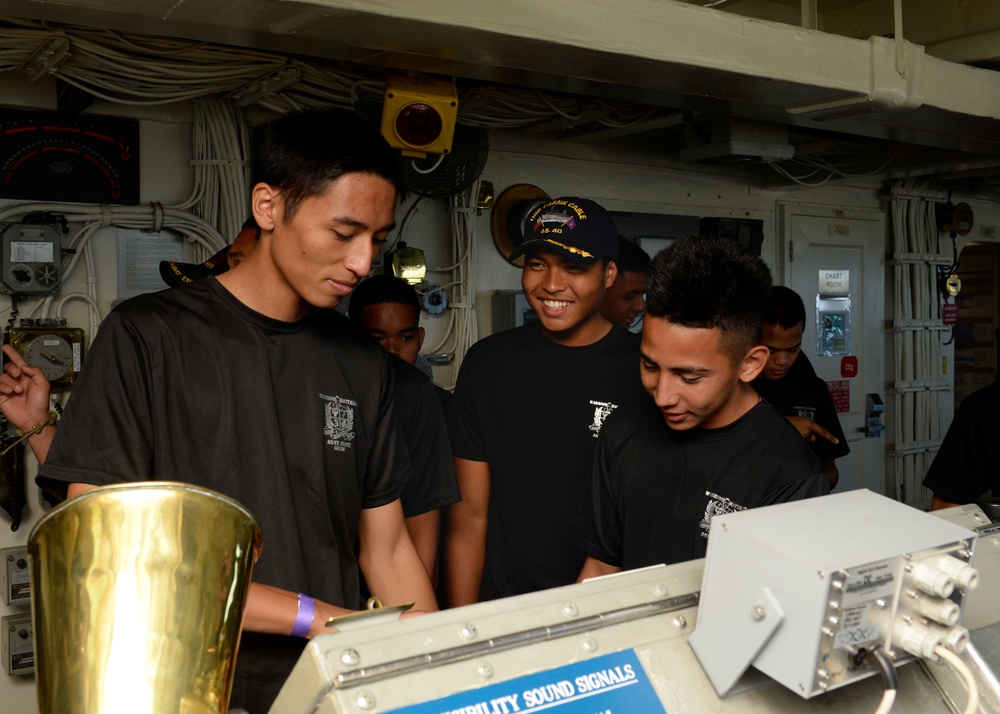 Army JROTC Students Visit Frank Cable