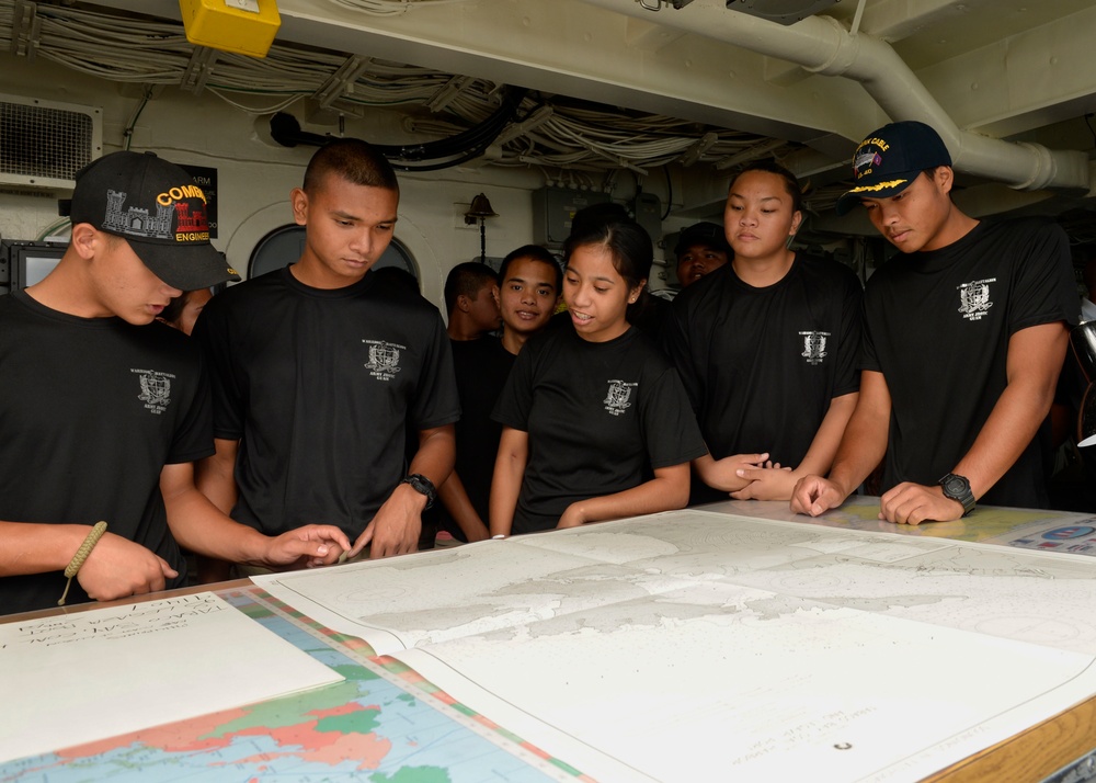 Army JROTC Students Visit Frank Cable