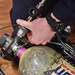 Blue Ridge Sailors operate SCBA recharge station.