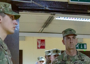 787th and 529th Support Battalions Transfer of Authority Ceremony