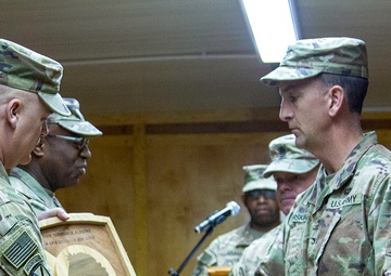 787th and 529th Support Battalions Transfer of Authority Ceremony