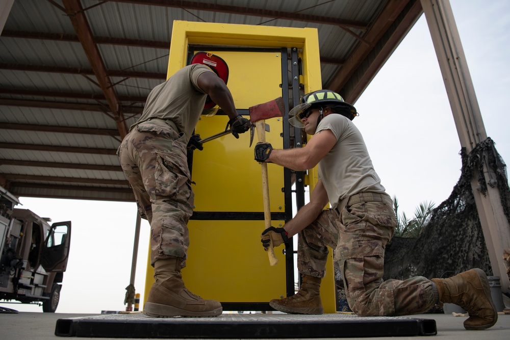 Fire Stays Sharp with Forcible Entry Training