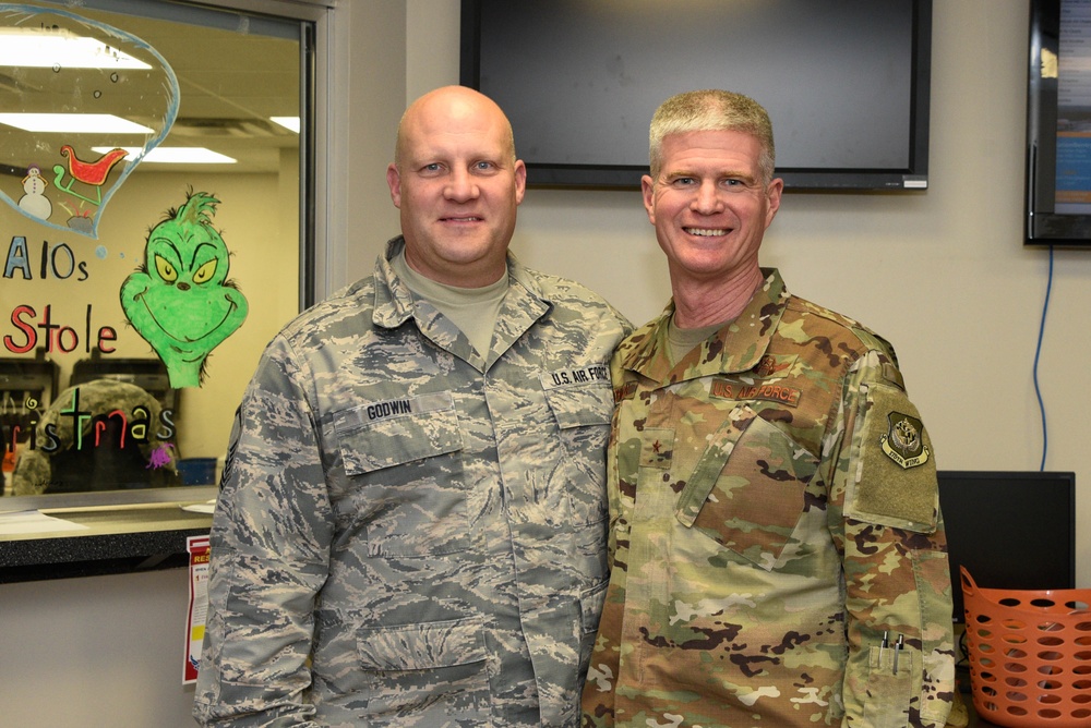 Wing Commander Gives Out Safety Challenge Coins