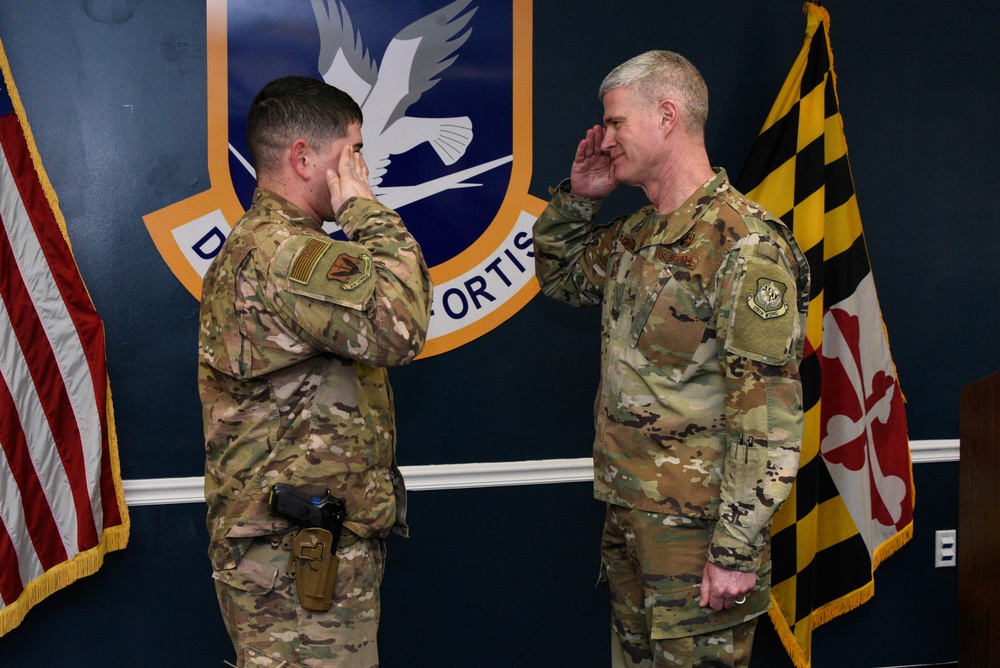 Wing Commander Gives Out Safety Challenge Coins